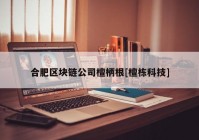 合肥区块链公司檀柄根[檀栋科技]